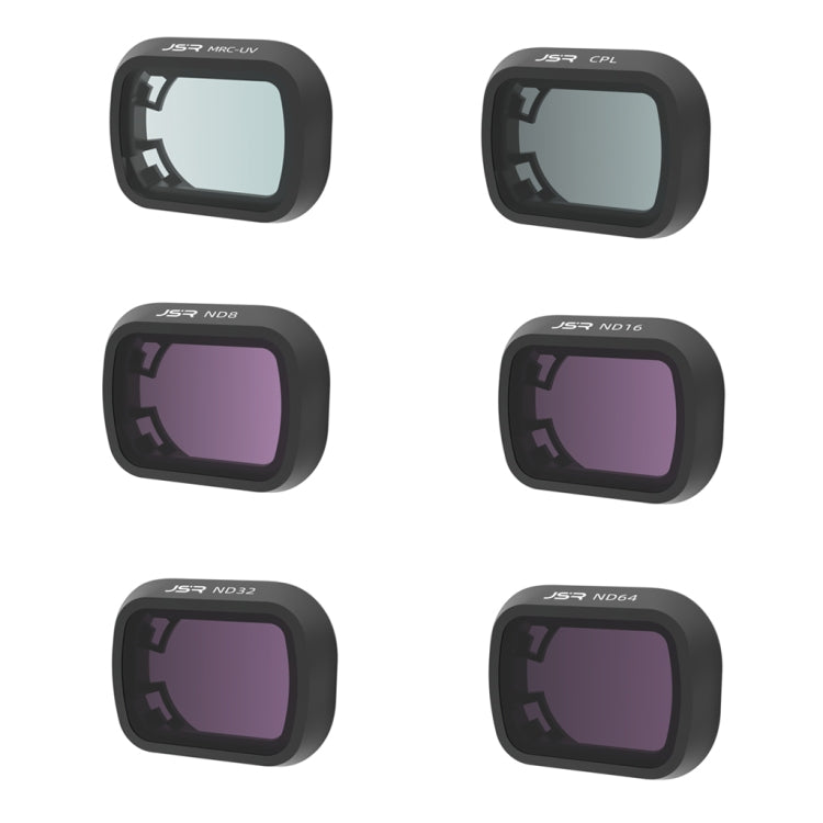 For DJI Mini 4 Pro JSR KB Series Drone Camera Lens Filter, Filter:6 in 1 UV CPL ND8/16/32/64 - HoMEdemic™ 
