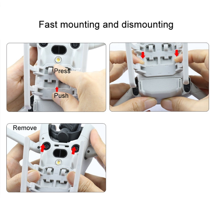 For DJI Mini 4 Pro Landing Gear Base Gimbal Protector Folding Booster Kickstand - HoMEdemic™ 