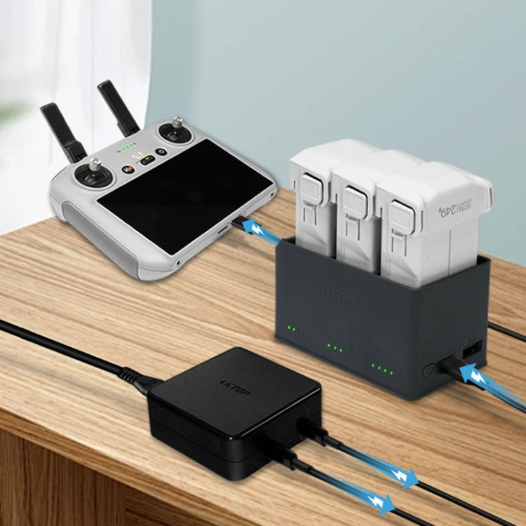 For DJI Mini 4 Pro / Mini 3 Pro Drone LKTOP 100W Two Way Charging Hub - HoMEdemic™ 