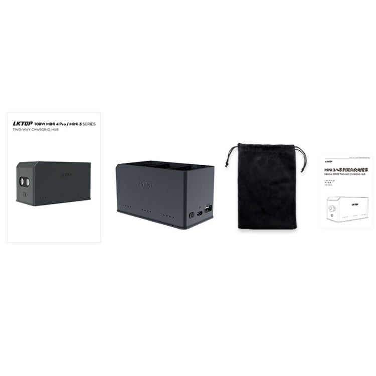 For DJI Mini 4 Pro / Mini 3 Pro Drone LKTOP 100W Two Way Charging Hub - HoMEdemic™ 