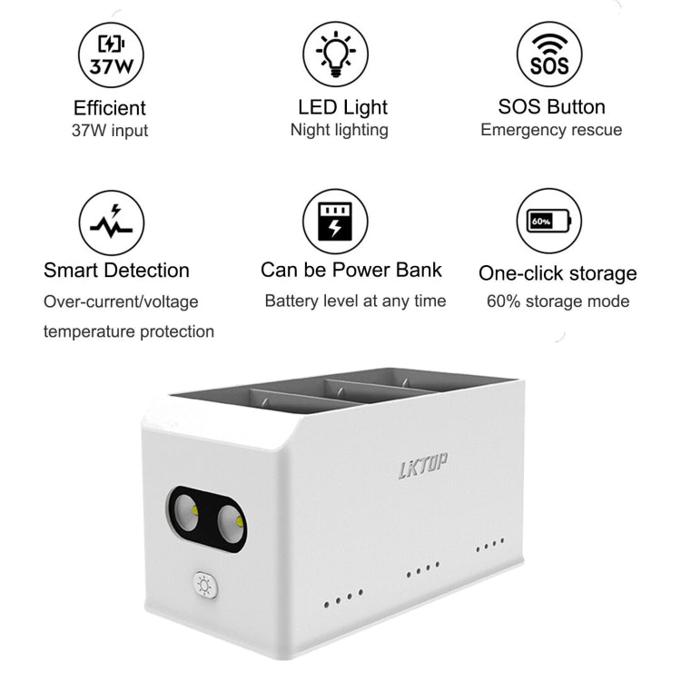 For DJI Mini 4 Pro / Mini 3 Pro Drone LKTOP 37W Two Way Charging Hub - HoMEdemic™ 