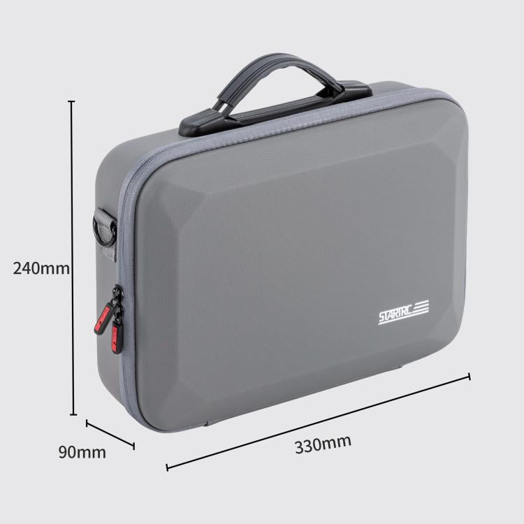 For DJI Mini 4 Pro / RC 2 with Screen STARTRC Shoulder Storage Bag PU Handbag(Grey) - HoMEdemic™ 