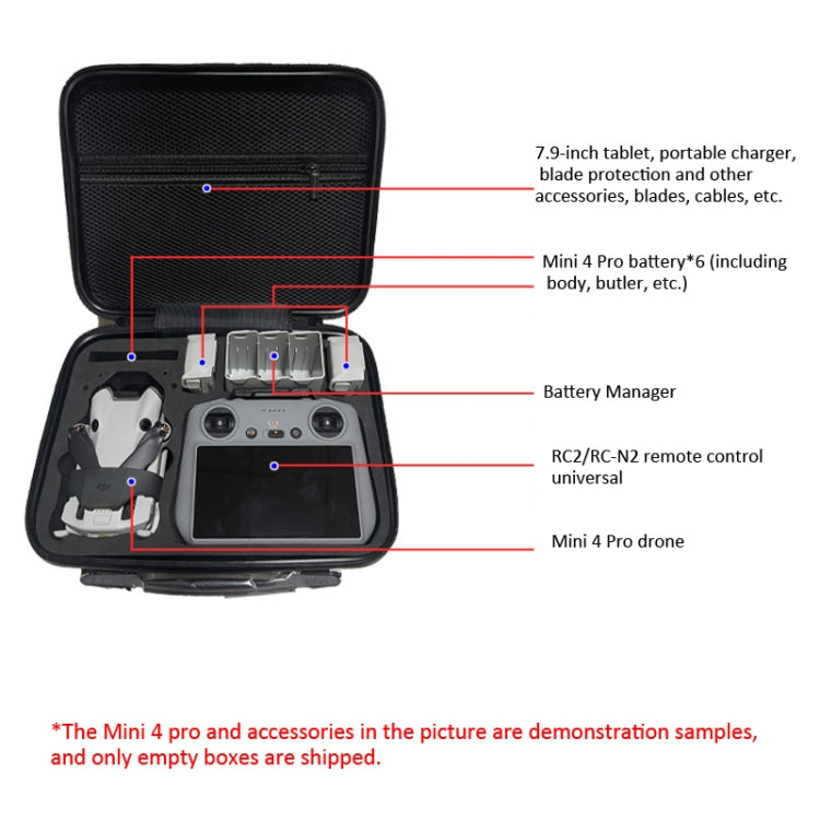 For DJI Mini 4 Pro / RC2 Remote Control Shoulder Bag Handy Crossbody Packet, Spec: PU Leather - HoMEdemic™ 