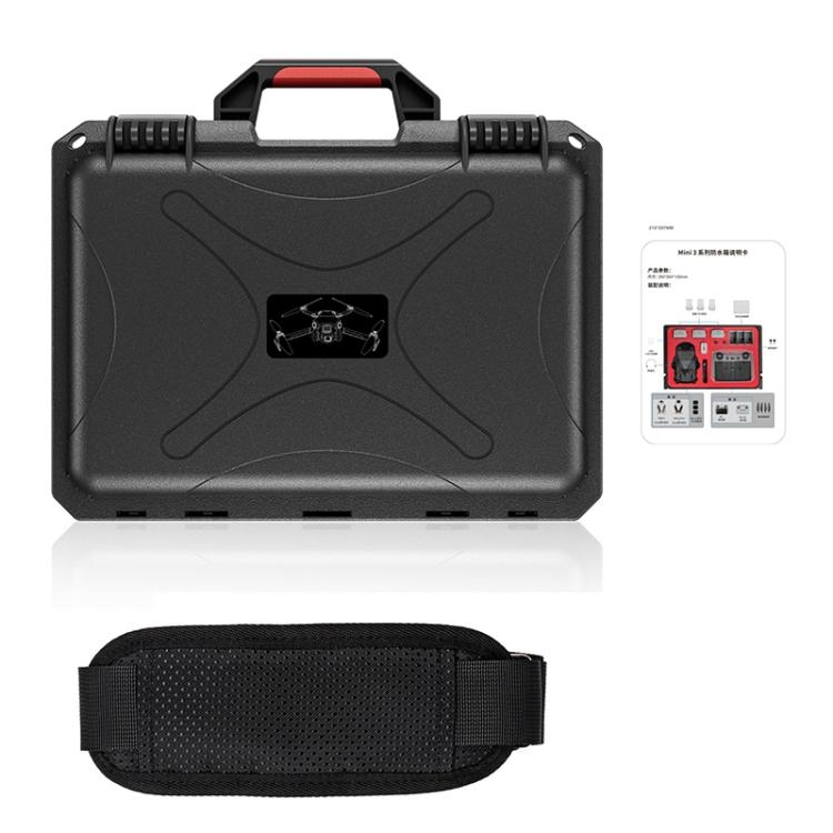 For DJI Mini 4 Pro STARTRC Drone Kit Waterproof ABS Suitcase Storage Box(Black Red) - HoMEdemic™ 
