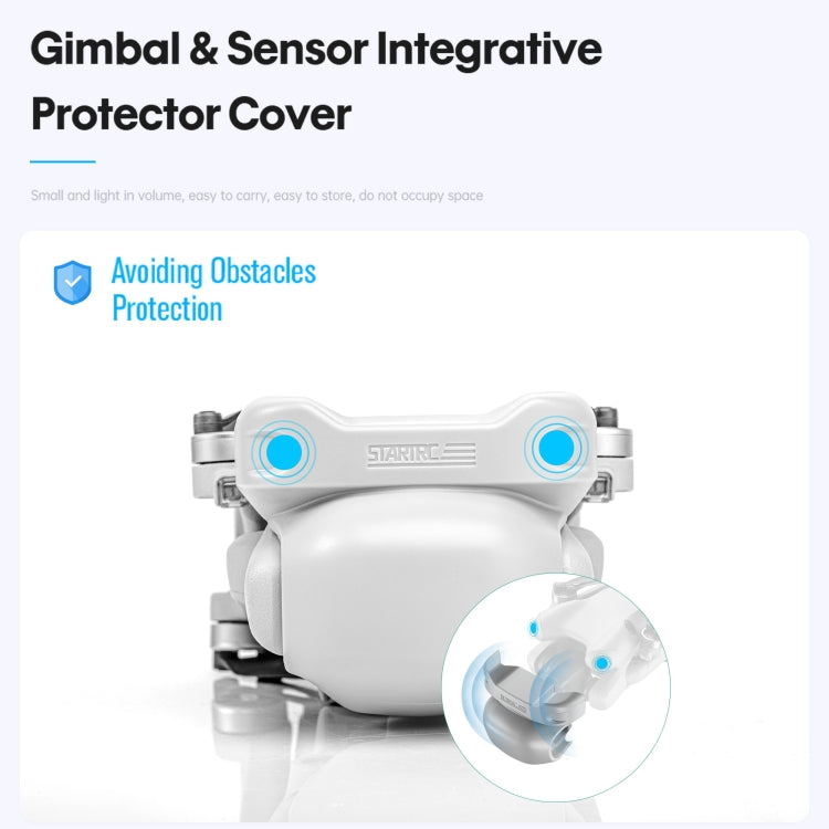 For DJI Mini 4 Pro STARTRC Lens Caps Vision Sensor Sunshade Cover (White) - HoMEdemic™ 