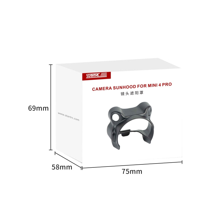 For DJI Mini 4 Pro STARTRC Lens Hood Gimbal Anti-Glare Sunshade Cover (Black) - HoMEdemic™ 