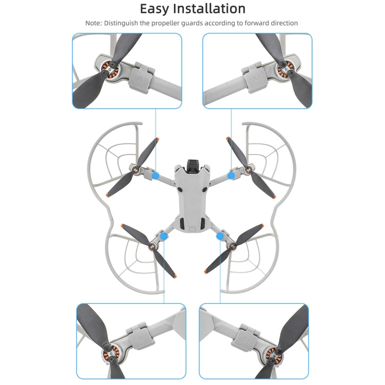 For DJI Mini 4 Pro Sunnylife N4P-KC712 Drone Propeller Protective Guard Anti-collision Ring (Grey) - HoMEdemic™ 