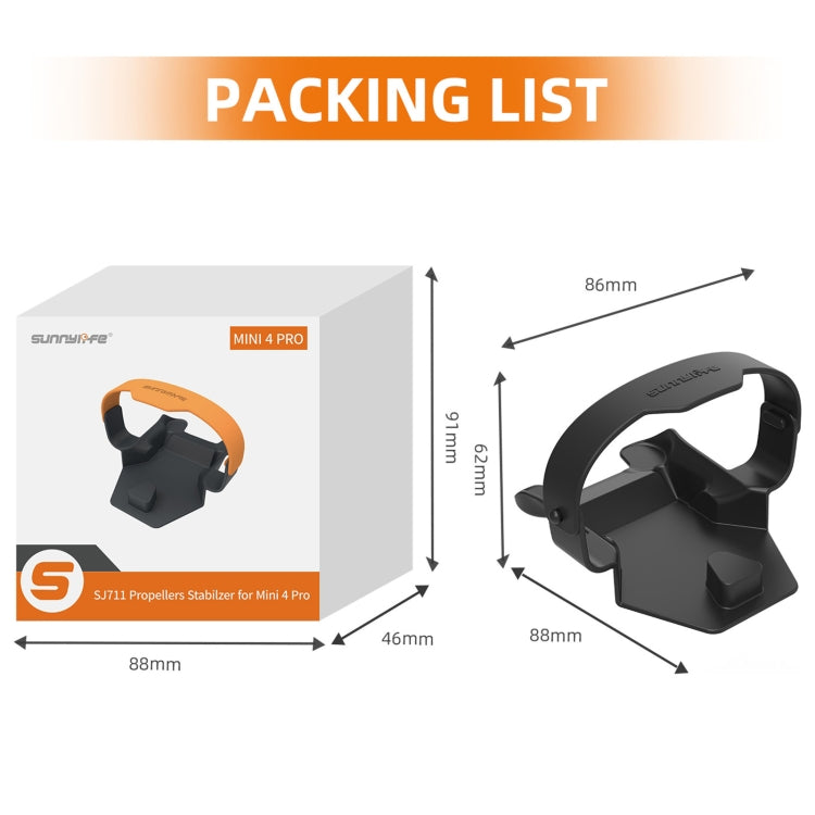 For DJI Mini 4 Pro Sunnylife SJ711 Blade Holder Fixed Propeller Fixer Guard(Orange) - HoMEdemic™ 