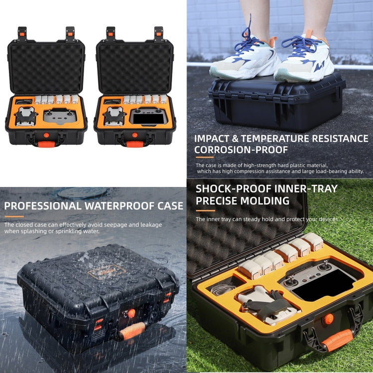 For DJI Mini 4 Pro Sunnylife Safety Carrying Case Waterproof Shock-proof Hard Travel Case (Black) - HoMEdemic™ 