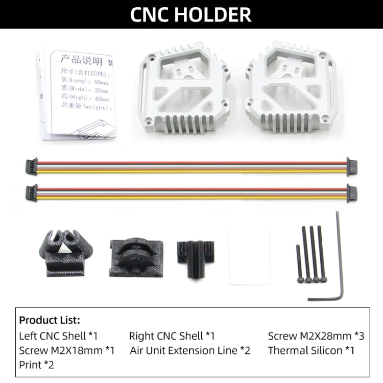 For DJI O3 AIR UNIT Camera Module Case Frame CNC Cage Holder - HoMEdemic™ 
