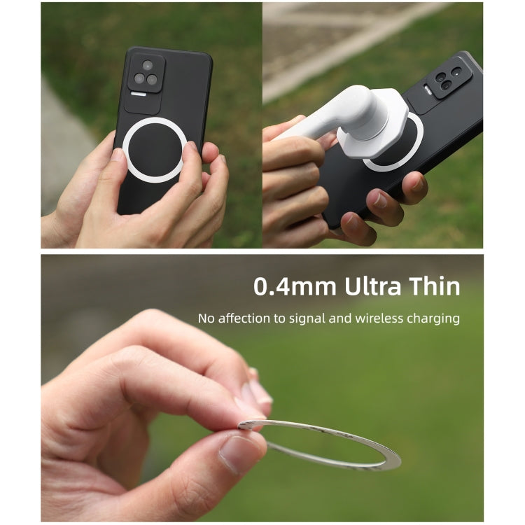 For DJI OM6 / 5 / 4 / 4 SE  Sunnylife ZJ561 Magsafe Adapter Phone Holder (White) - HoMEdemic™ 