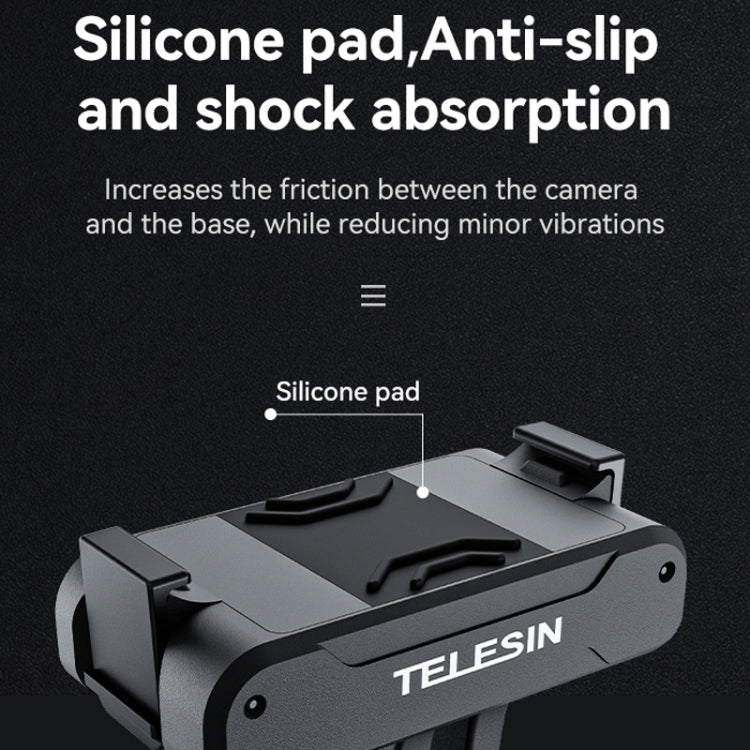 For DJI OSMO Action 3 TELESIN Magnetic Two Claw Adapter Action Camera Accessories - HoMEdemic™ 