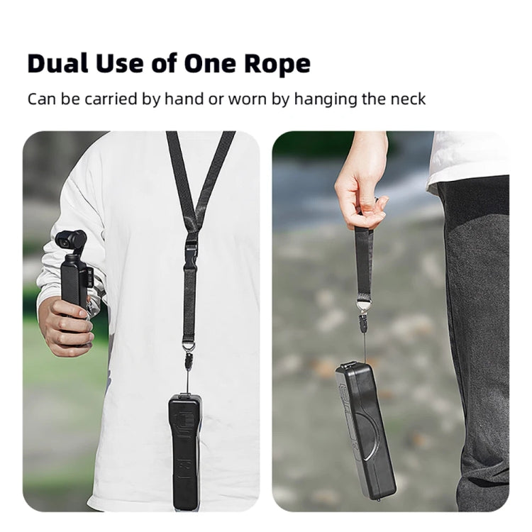 For DJI OSMO POCKET 3 BRDRC Waterproof Storage Box Protective Shell  With Lanyard(Black) - HoMEdemic™ 
