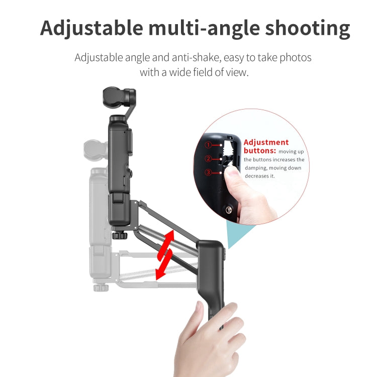 For DJI OSMO Pocket 2 STARTRC Shock Absorbing Step Reducer Carrying Case Storage Bag Box (Black) - HoMEdemic™ 