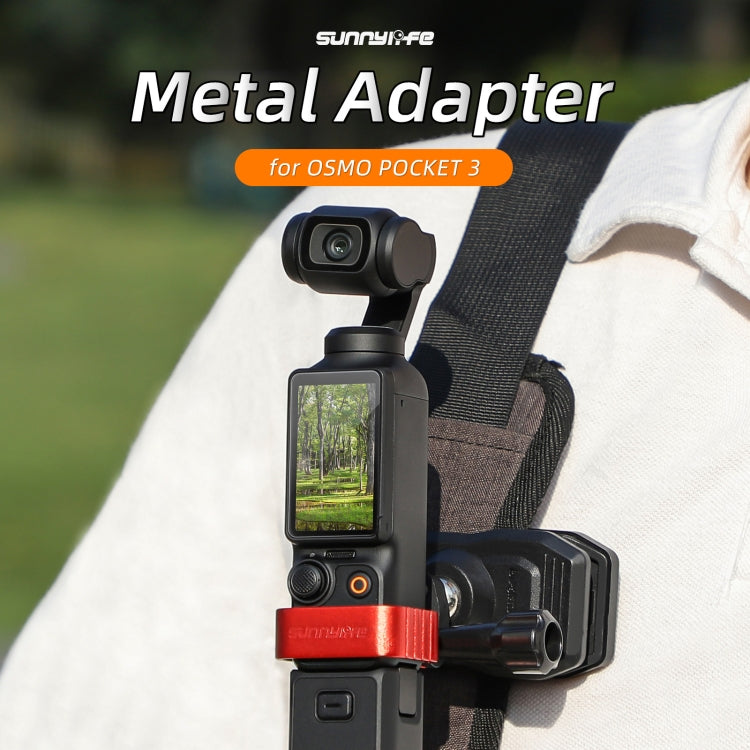 For DJI OSMO Pocket 3 Metal Expansion Bracket Adapter Frame Holder with Screw(Black) - HoMEdemic™ 