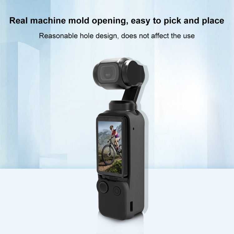 For DJI OSMO Pocket 3 PULUZ  3 in 1 Silicone Cover Case Set (Black) - HoMEdemic™ 