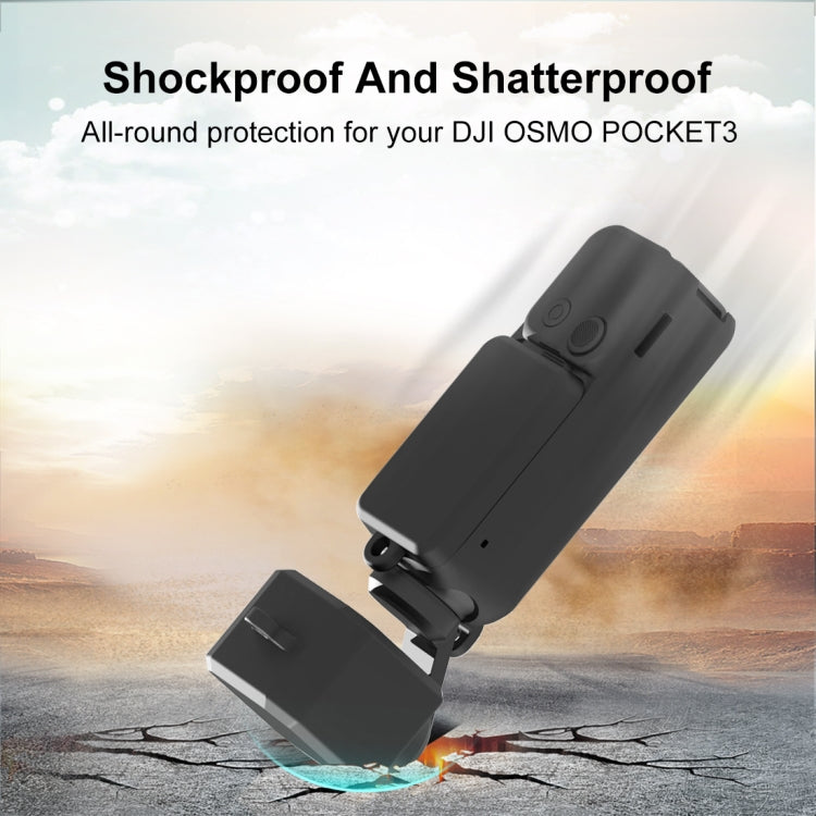 For DJI OSMO Pocket 3 PULUZ  3 in 1 Silicone Cover Case Set (Black) - HoMEdemic™ 
