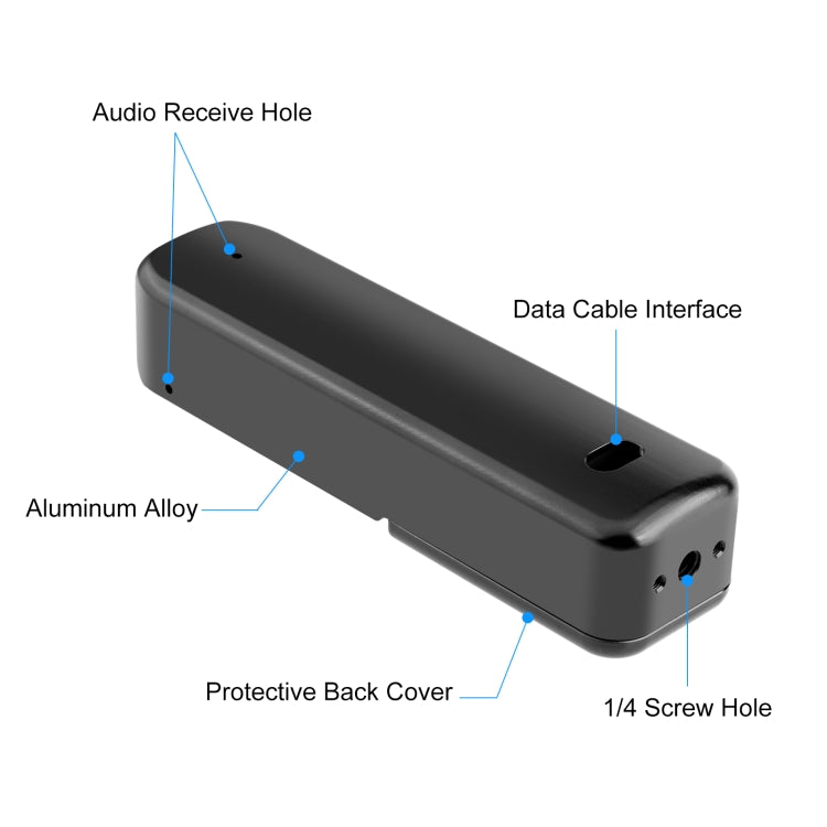 For DJI OSMO Pocket 3 PULUZ Metal Protection Frame Cage Adapter Bracket (Black) - HoMEdemic™ 