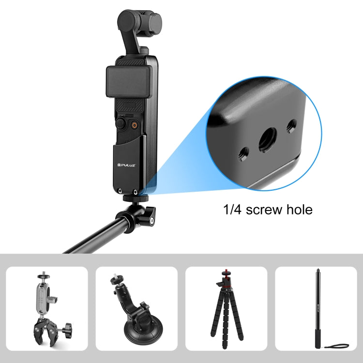 For DJI OSMO Pocket 3 PULUZ Metal Protection Frame Cage Adapter Bracket (Black) - HoMEdemic™ 