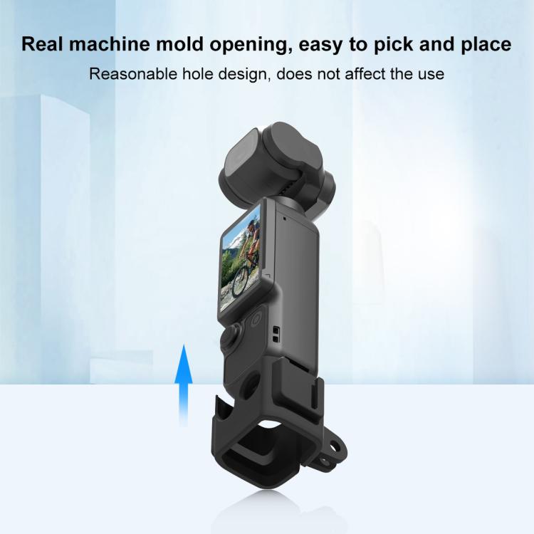 For DJI OSMO Pocket 3 PULUZ Protection Frame Cage Expansion Adapter Bracket (Black) - HoMEdemic™ 