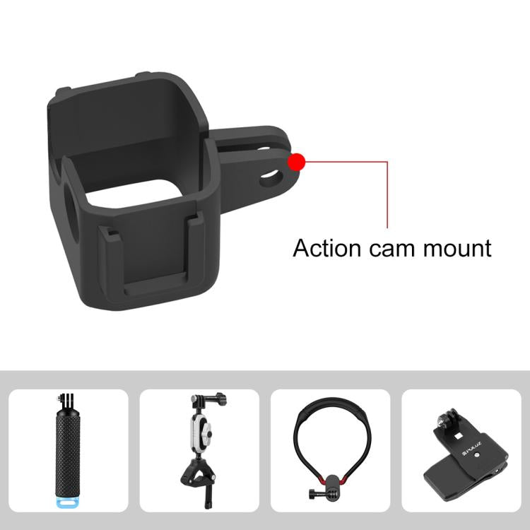 For DJI OSMO Pocket 3 PULUZ Protection Frame Cage Expansion Adapter Bracket (Black) - HoMEdemic™ 