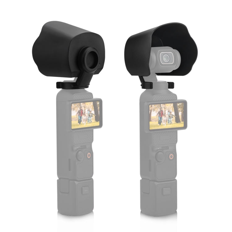 For DJI OSMO Pocket 3 PULUZ Sunshade Lens Protective Cover Hood (Black) - HoMEdemic™ 