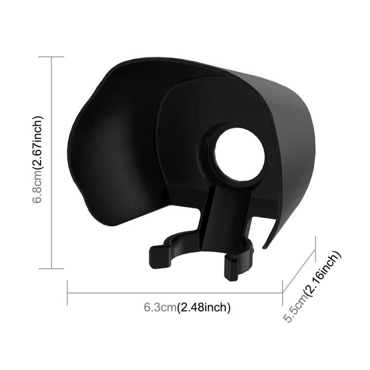 For DJI OSMO Pocket 3 PULUZ Sunshade Lens Protective Cover Hood (Black) - HoMEdemic™ 