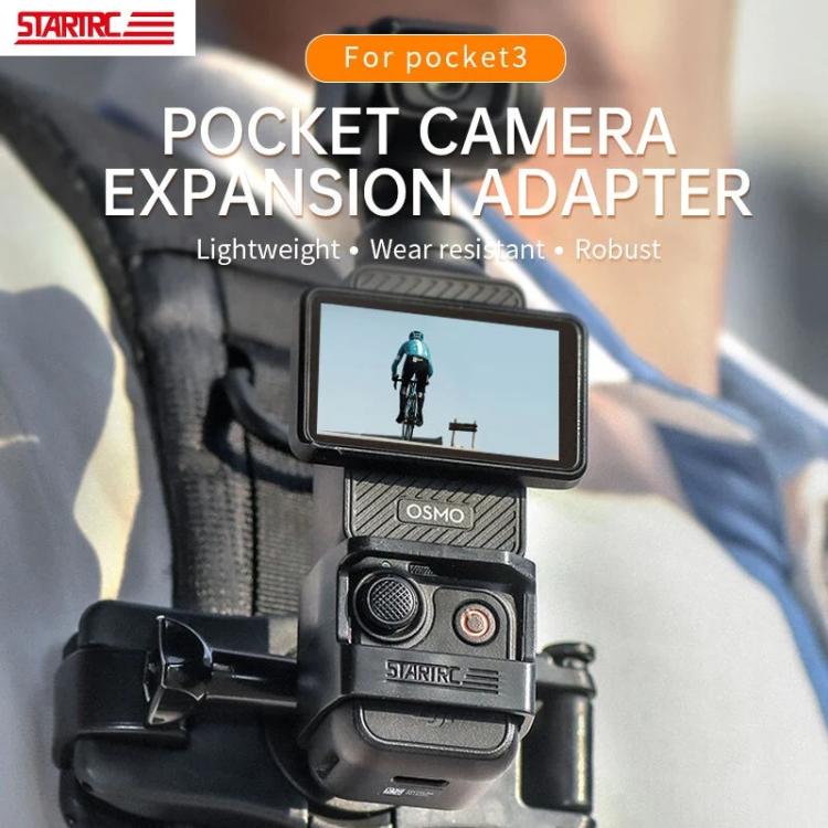 For DJI OSMO Pocket 3 STARTRC Expansion Bracket Fixed Plastic Frame (Black) - HoMEdemic™ 