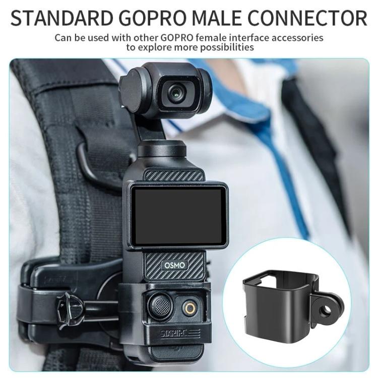 For DJI OSMO Pocket 3 STARTRC Expansion Bracket Fixed Plastic Frame (Black) - HoMEdemic™ 