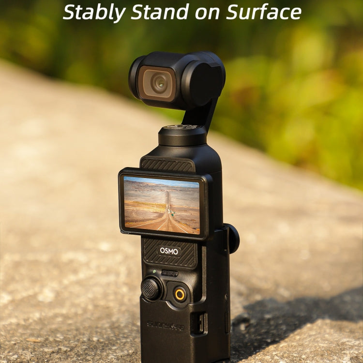 For DJI OSMO Pocket 3 Sunnylife Expansion Adapter Foldable Dual Hooks Adapter Protective Case Bracket (Black) - HoMEdemic™ 