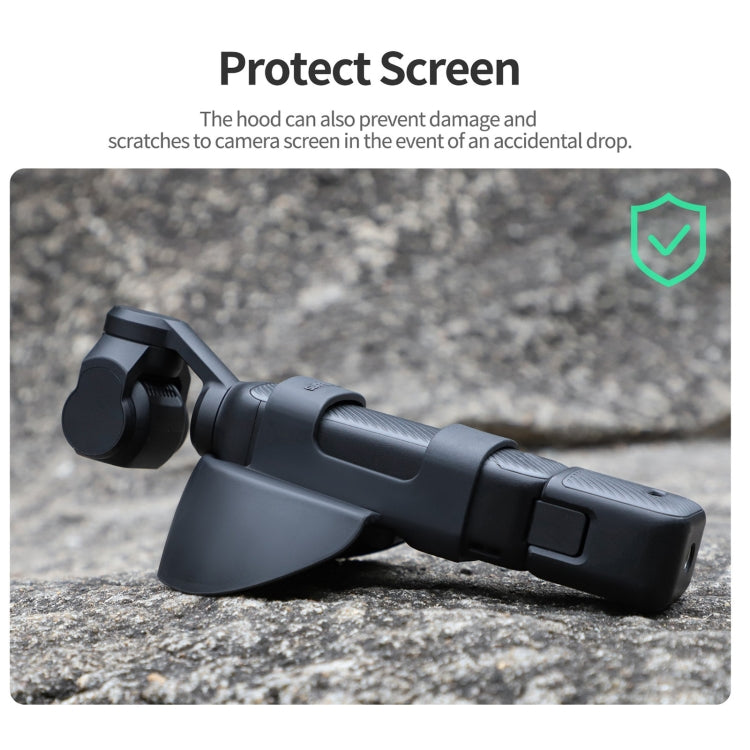 For DJI OSMO Pocket 3 Sunnylife Sunshade Screen Protective Cover Hood (Black) - HoMEdemic™ 