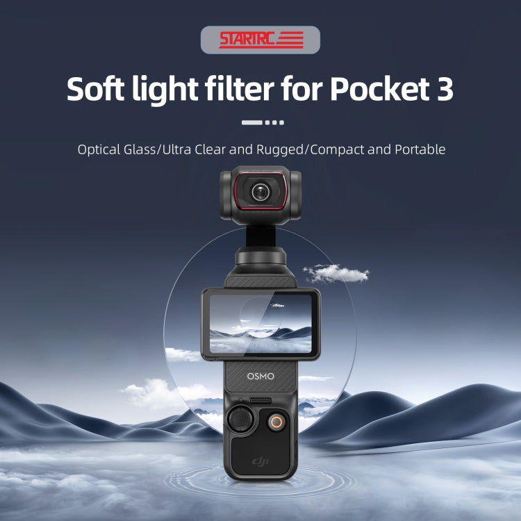 For DJI OSMO Pocket 4 / 3 STARTRC 1/4 Black Mist Filter - HoMEdemic™ 