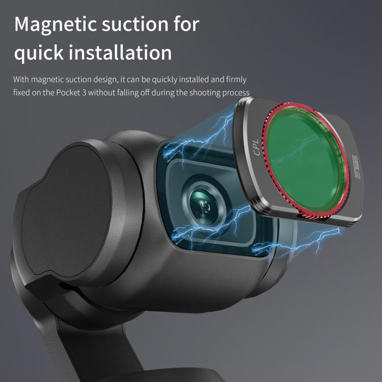 For DJI OSMO Pocket 4 / 3 STARTRC CPL Lens Filter - HoMEdemic™ 