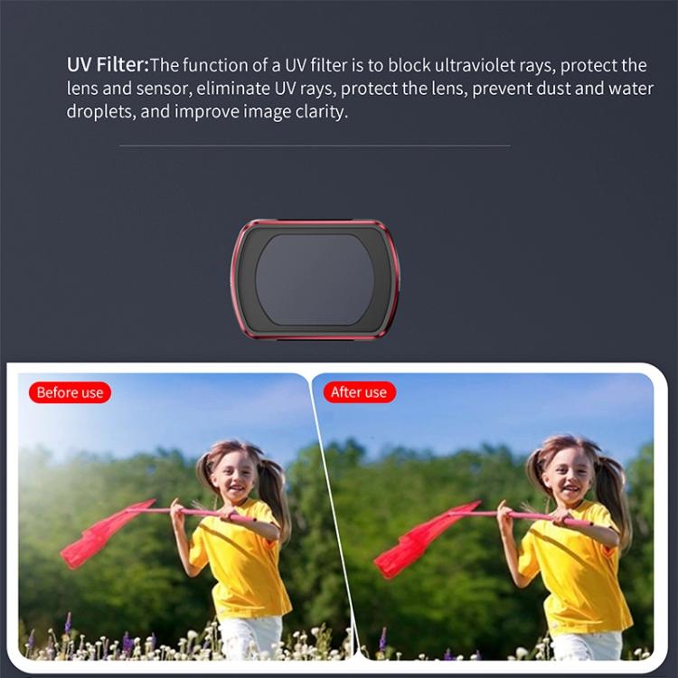 For DJI OSMO Pocket 4 / 3 STARTRC UV Lens Filter - HoMEdemic™ 