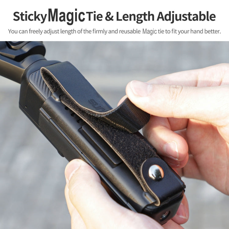 For DJI OSMO Pocket 4 / 3 Sunnylife Hand Band Protective Frame Cold Shoe Extension Handle Cover (Black) - HoMEdemic™ 