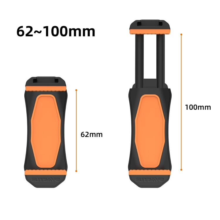 For DJI OSMO Pocket 4 / 3 Sunnylife ZJ756 Expanded Dual Phone Clamp Holder (Black) - HoMEdemic™ 