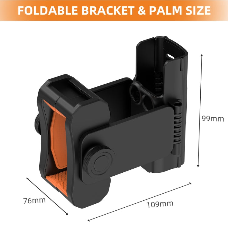 For DJI OSMO Pocket 4 / 3 Sunnylife ZJ756 Expanded Dual Phone Clamp Holder (Black) - HoMEdemic™ 