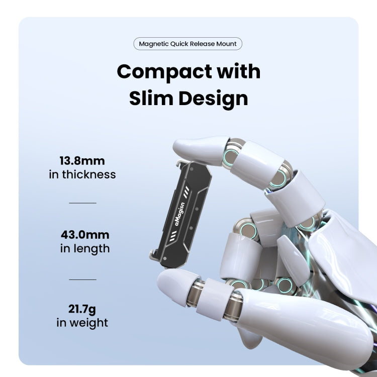 For DJI Osmo 360 / Action 5 Pro / Action 4 / Action 3 aMagisn Magnetic Fast Disassembly Motion Camera Accessories - HoMEdemic™ 