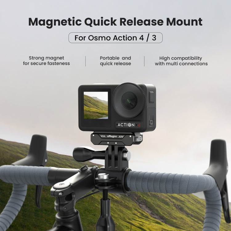For DJI Osmo 360 / Action 5 Pro / Action 4 / Action 3 aMagisn Magnetic Fast Disassembly Motion Camera Accessories - HoMEdemic™ 