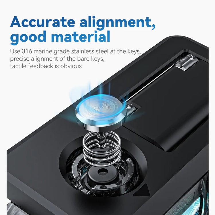 For DJI Osmo Action 3 / 4 TELESIN OA-WTP-003 45m Waterproof Shell Sealed Diving Case - HoMEdemic™ 