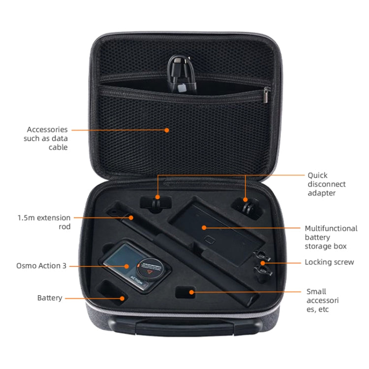 For DJI Osmo Action 3 Storage Bag Portable Waterproof Handheld Protective Case - HoMEdemic™ 