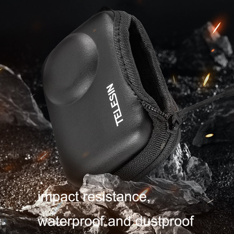 For DJI Osmo Action 3 TELESIN OA-BAG-002 Body Protective Bag Mini Storage Package Camera Accessories(Black) - HoMEdemic™ 