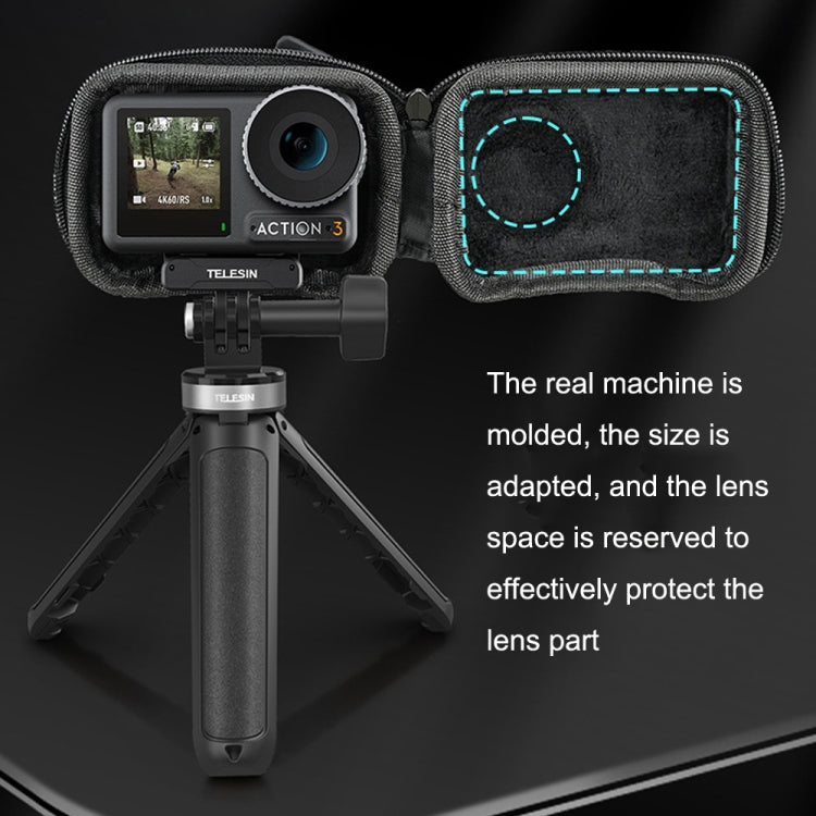 For DJI Osmo Action 3 TELESIN OA-BAG-002 Body Protective Bag Mini Storage Package Camera Accessories(Black) - HoMEdemic™ 