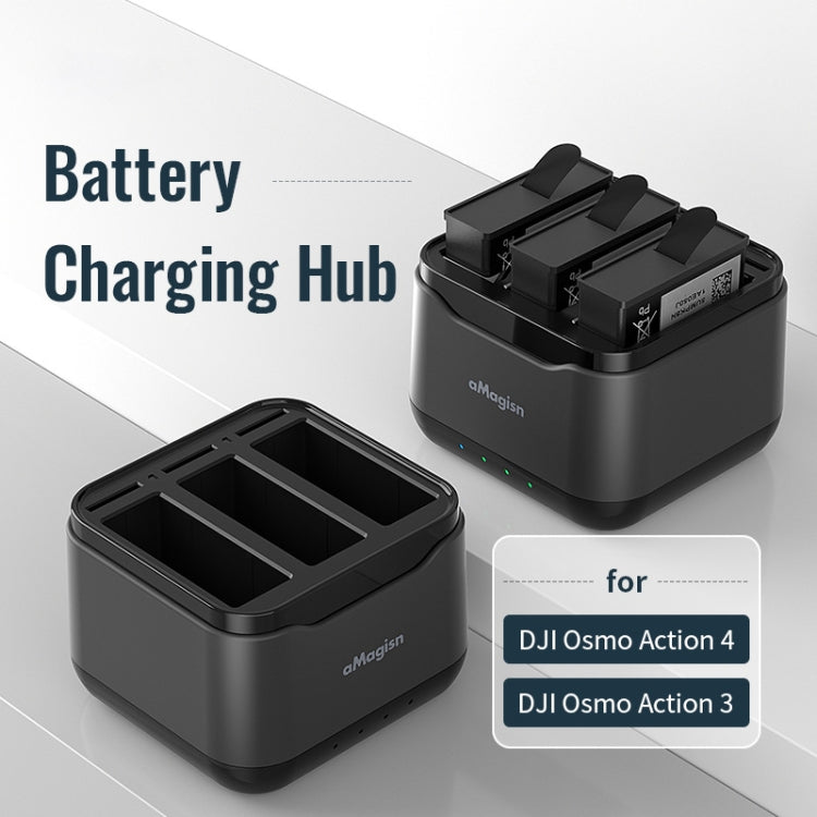 For DJI Osmo Action 4 / 3 AMagisn Battery Charger Seat - HoMEdemic™ 