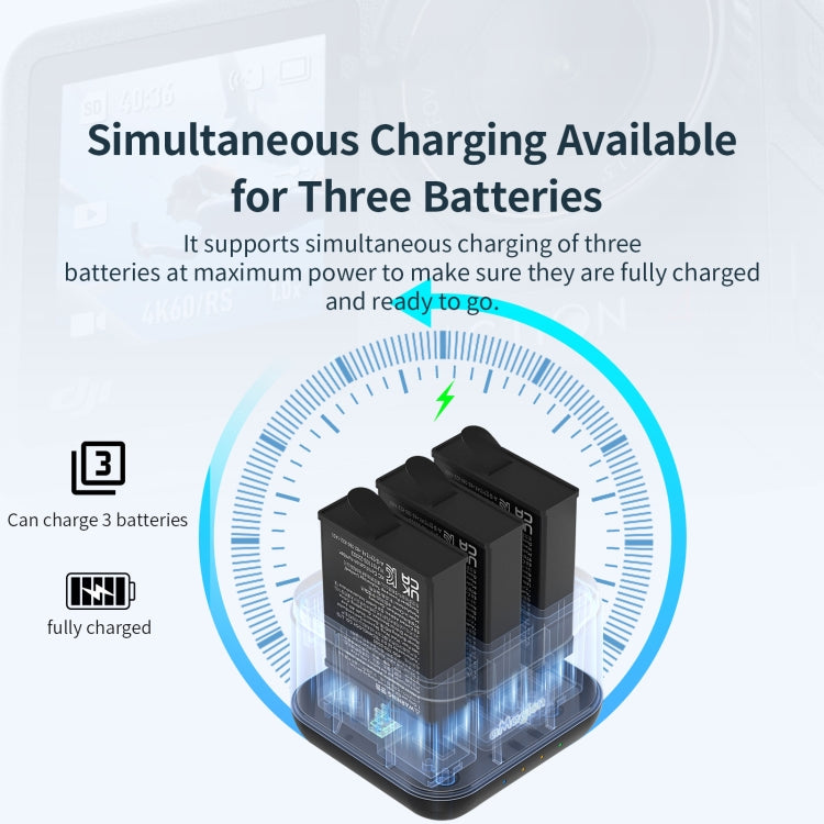 For DJI Osmo Action 4 / 3 AMagisn Battery Charger Seat - HoMEdemic™ 