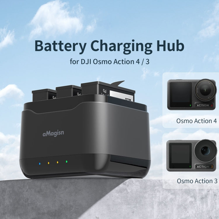 For DJI Osmo Action 4 / 3 AMagisn Battery Charger Seat - HoMEdemic™ 