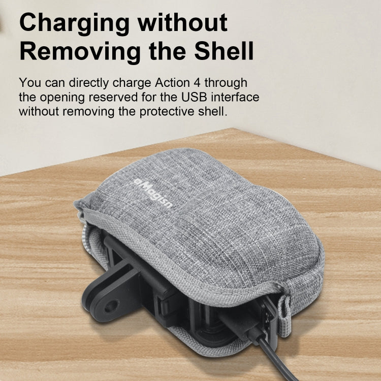 For DJI Osmo Action 4 / 3 aMagisn Body Bag Mini Storage Shell - HoMEdemic™ 