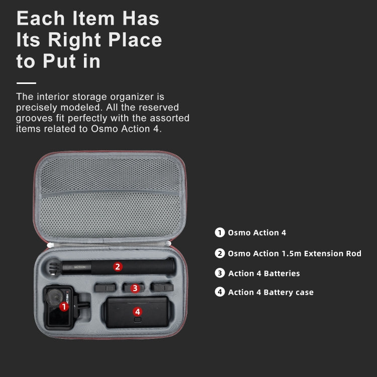 For DJI Osmo Action 4 aMagisn Medium Storage Pack Protection Movement Camera Accessories - HoMEdemic™ 