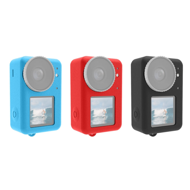 For DJI Osmo Action 5 Pro / 4 / 3  PULUZ Silicone Protective Case with Lens Cap (Red) - HoMEdemic™ 