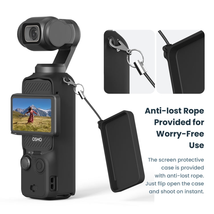 For DJI Osmo Pocket 3 AMagisn Silicone Protection Case Movement Camera Accessories, Style: 5 In 1 Black - HoMEdemic™ 